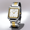 Montre Carré en Acier pour Homme