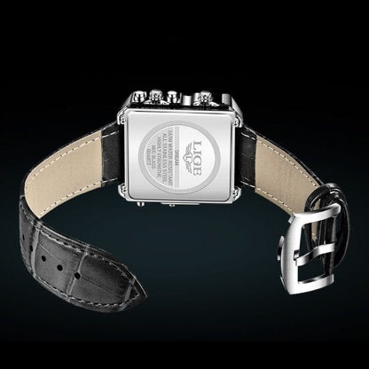Montre Carrée Militaire en Acier