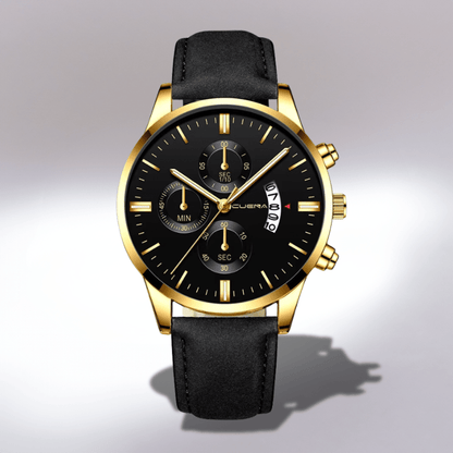 Montre Chronographe Bracelet Cuir