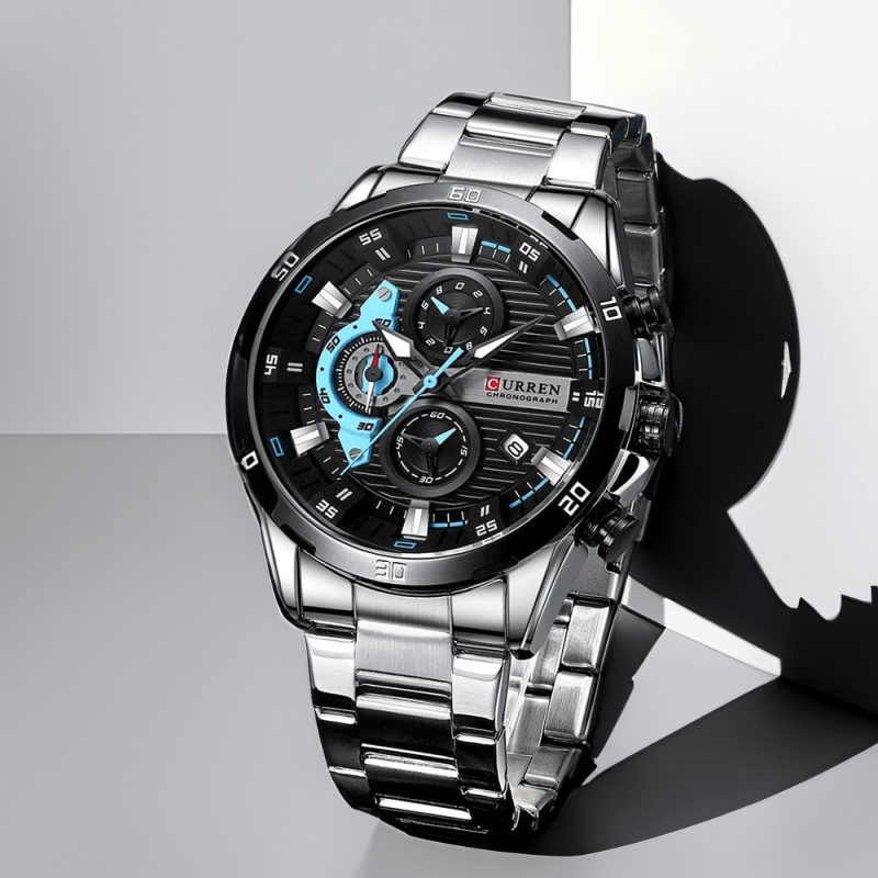 Montre Chronographe en Acier