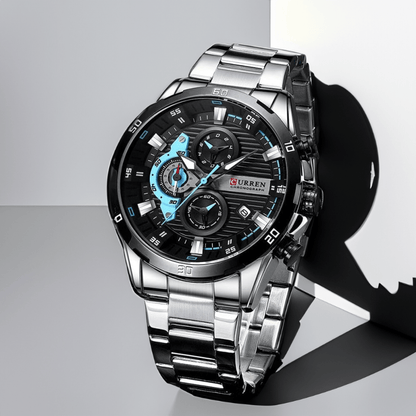 Montre Chronographe en Acier