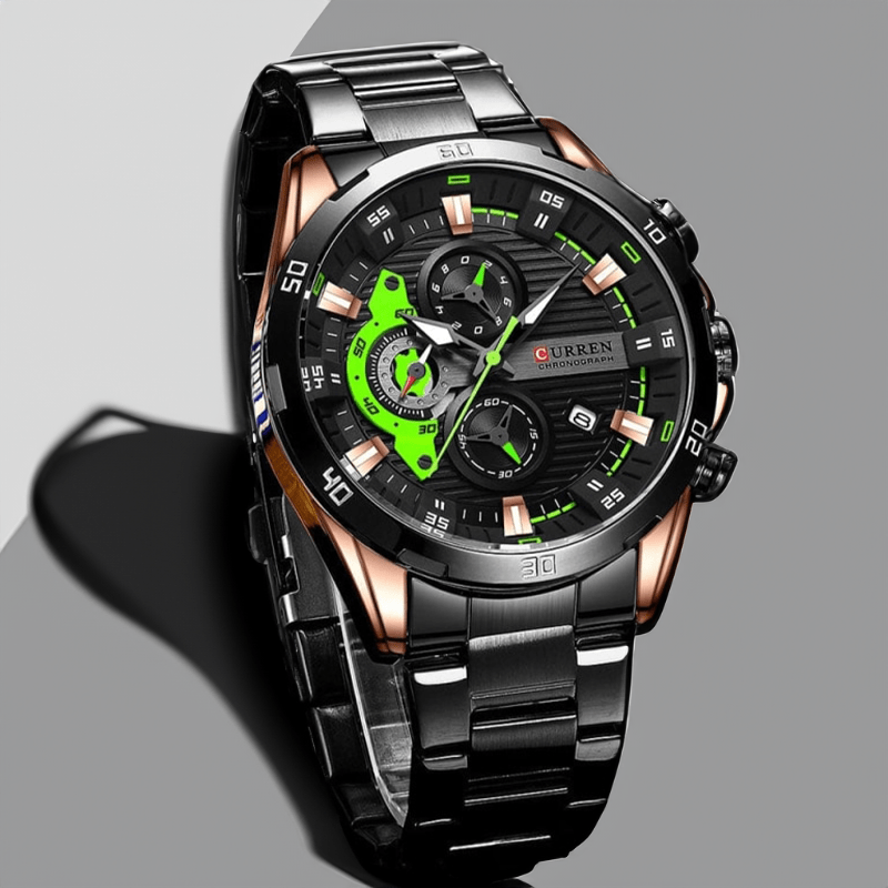 Montre Chronographe en Acier