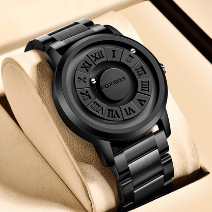 Montre Magnétique - Bracelet Cuir ou Acier