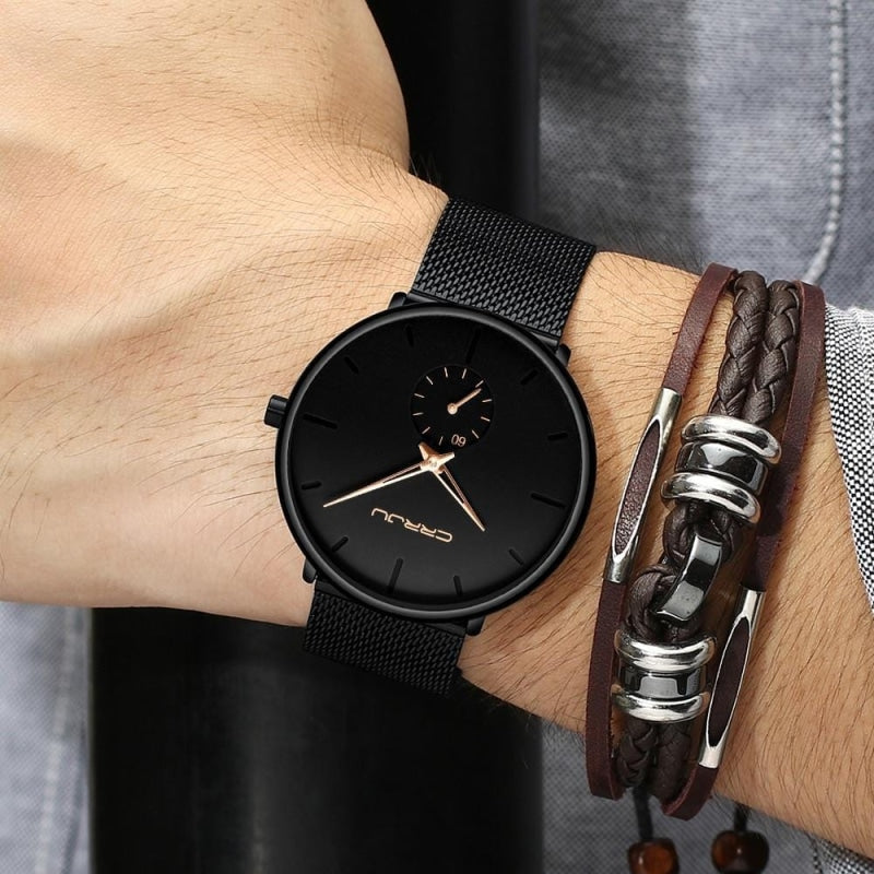 Montre Noire Quartz