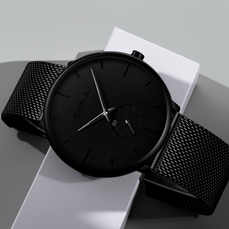 Montre Noire Quartz