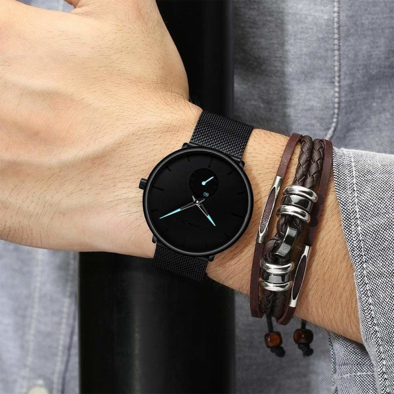 Montre Noire Quartz