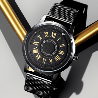 Montre Noire à Bille Magnétique