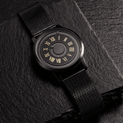 Montre Noire à Bille Magnétique