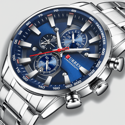 Montre Quartz Luxe Bracelet Acier
