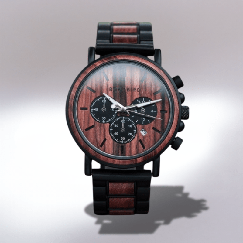Montre Quartz en Bois