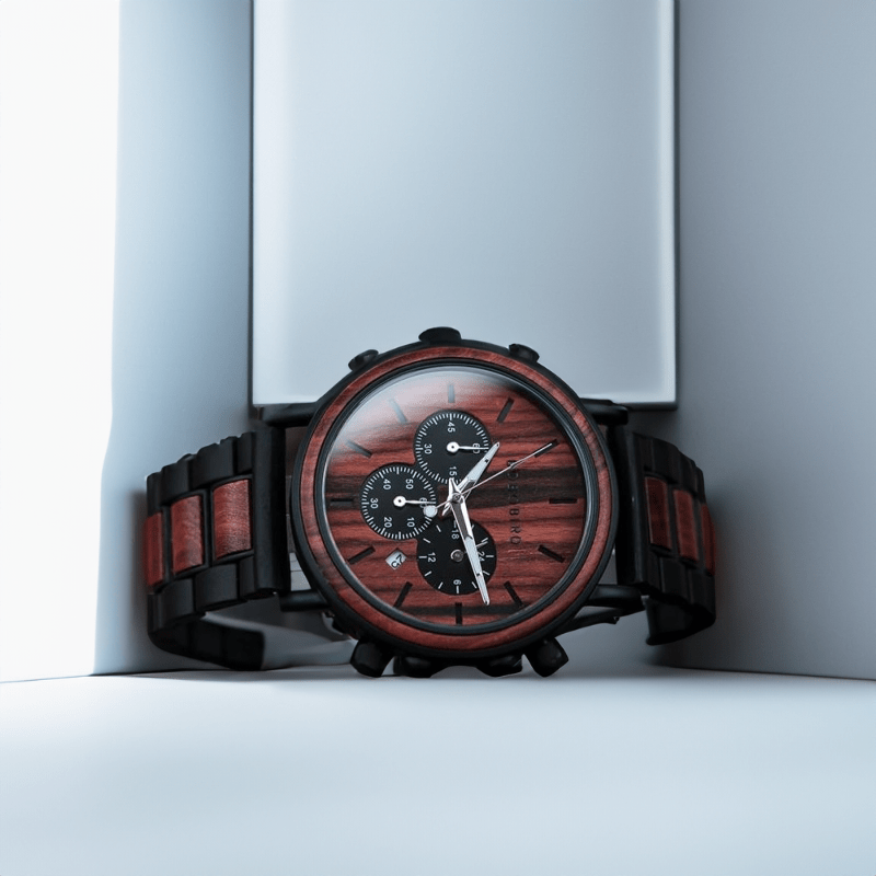 Montre Quartz en Bois