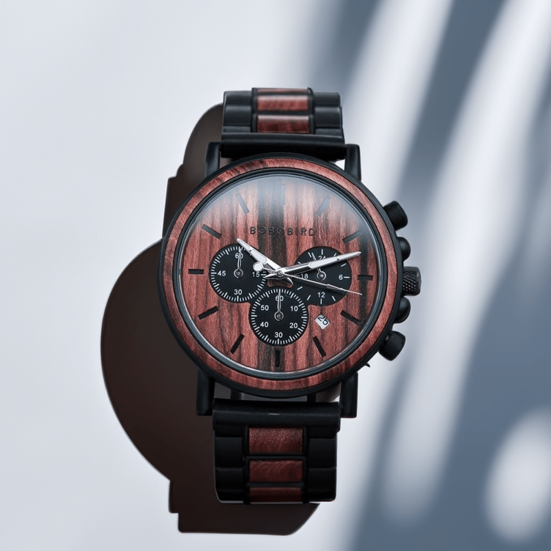 Montre Quartz en Bois