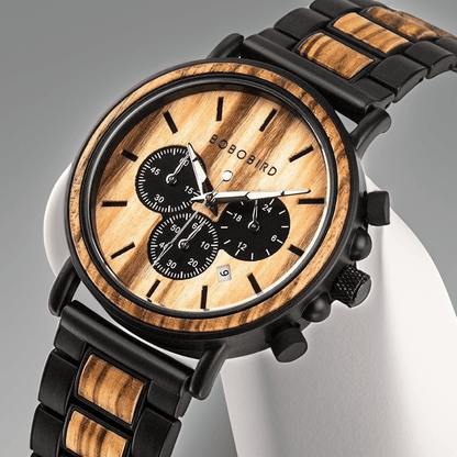 Montre Quartz en Bois