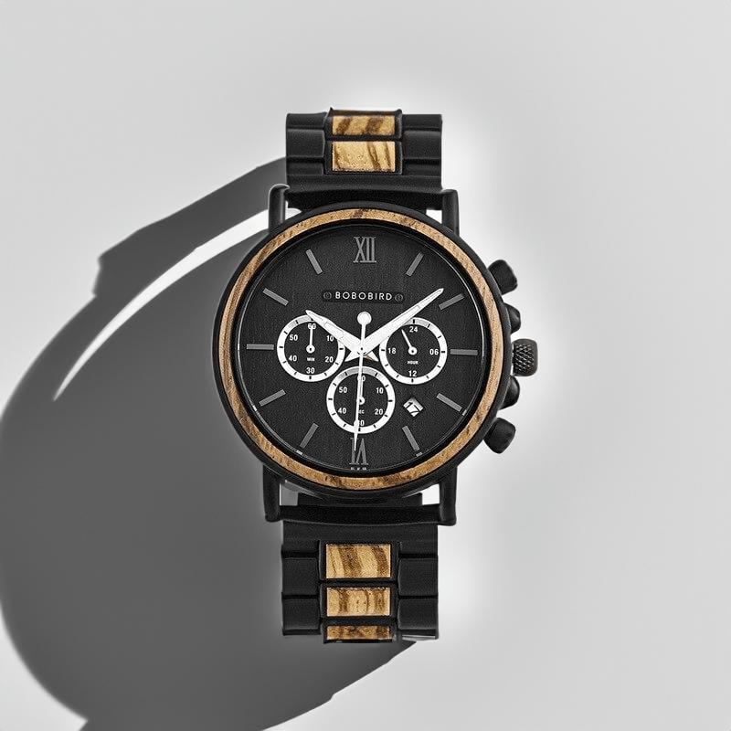 Montre Quartz en Bois