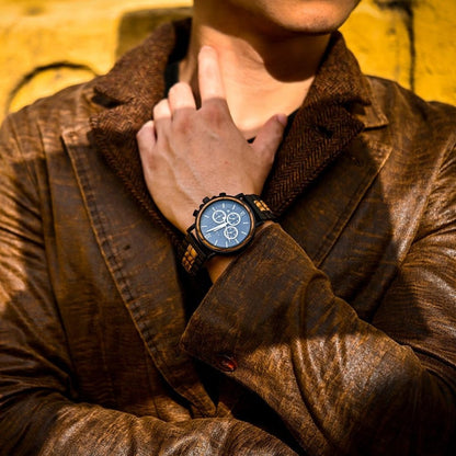 Montre Quartz en Bois