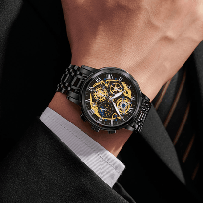 Montre Squelette Chronographe Luxe