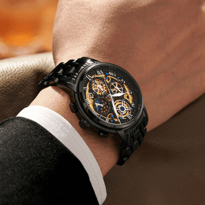 Montre Squelette Chronographe Luxe