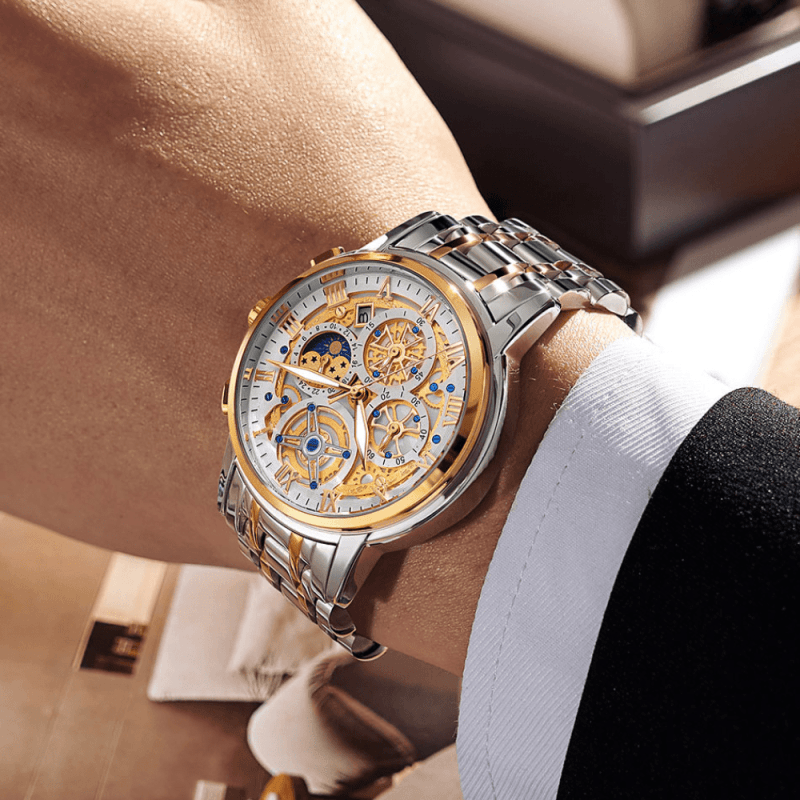 Montre Squelette Chronographe Luxe
