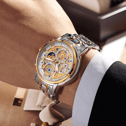Montre Squelette Chronographe Luxe