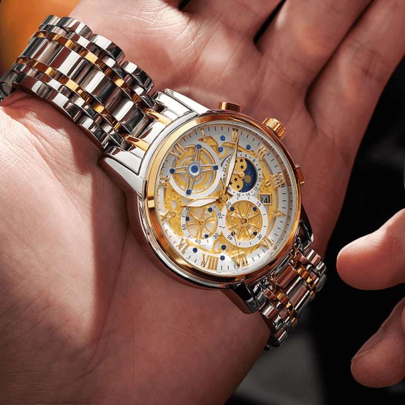 Montre Squelette Chronographe Luxe