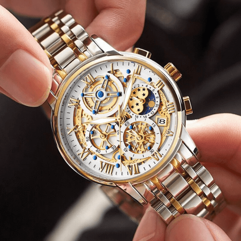 Montre Squelette Chronographe Luxe