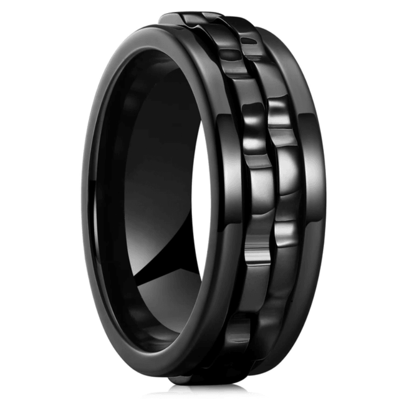BAGUE ANTI STRESS NOIRE