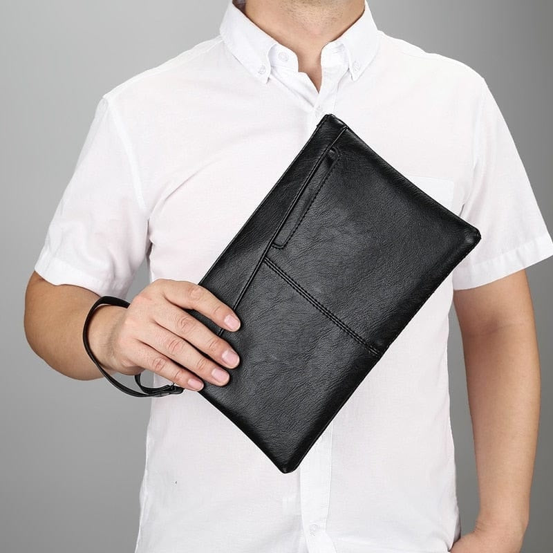 POCHETTE LUXE EN CUIR