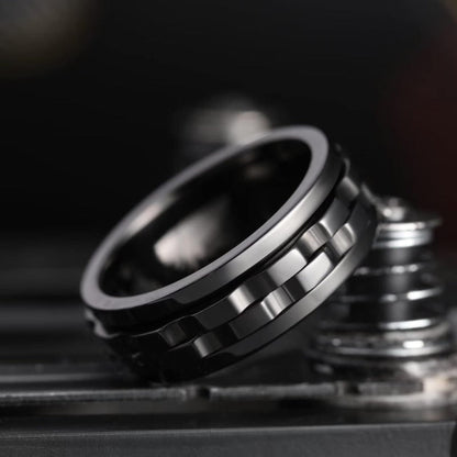 BAGUE ANTI STRESS NOIRE