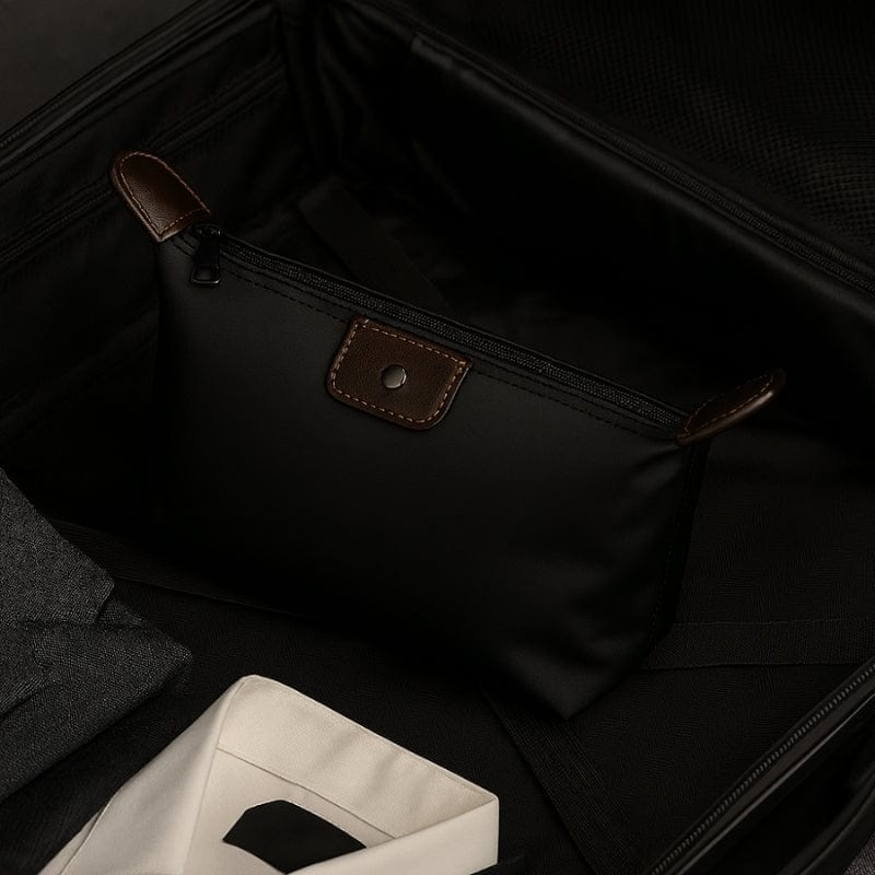 Grande Trousse de Toilette Voyage Homme - Pliable et imperméable