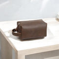 Trousse de toilette voyage homme cuir – Compacte et pratique