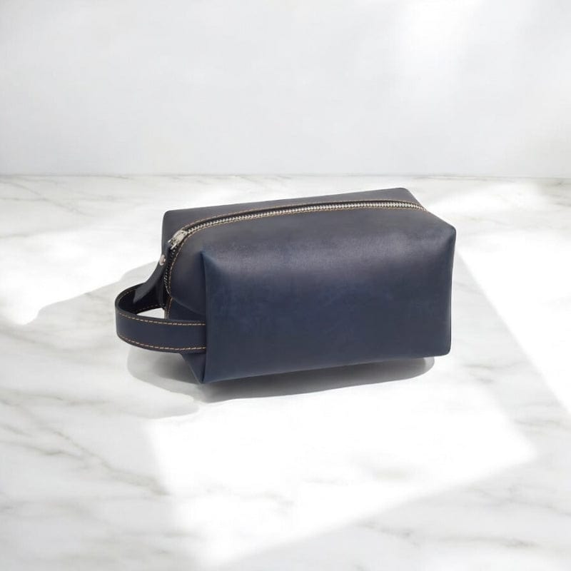 Trousse de toilette voyage homme cuir – Compacte et pratique