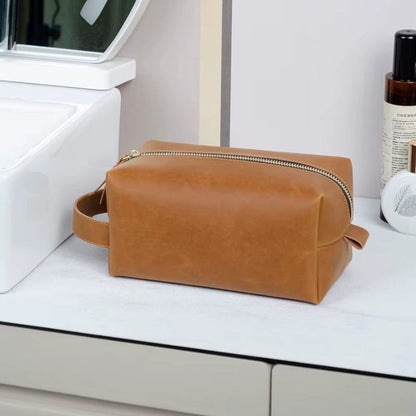 Trousse de toilette voyage homme cuir – Compacte et pratique