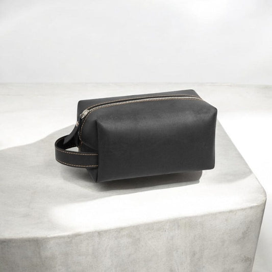 Trousse de toilette voyage homme cuir – Compacte et pratique