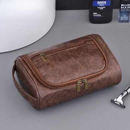 Trousse de toilette homme cuir luxe  – Élégance et voyage