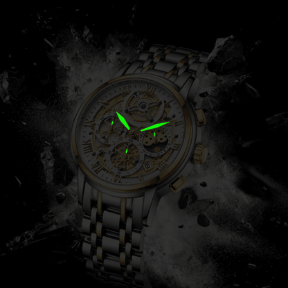 Montre Squelette Chronographe Luxe