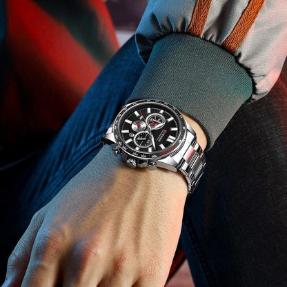 Montre Quartz Bracelet Acier Homme