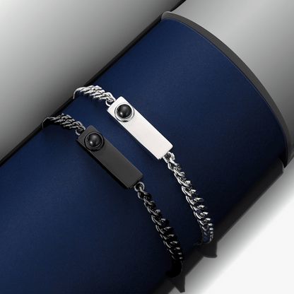 Bracelet Personnalisé avec Photo Projection