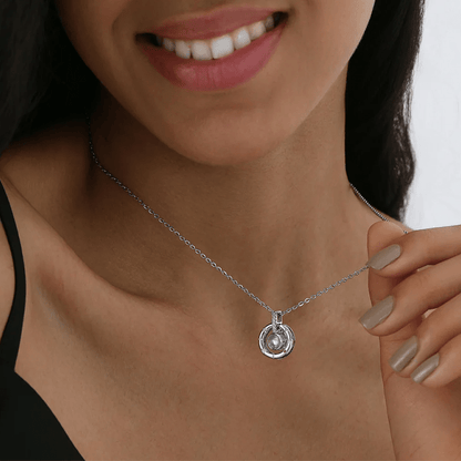 Collier et Pendentif Projection Photo Personnalisé
