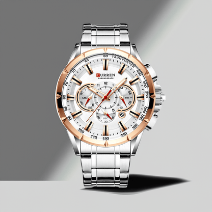 Montre Chronographe Bracelet Acier