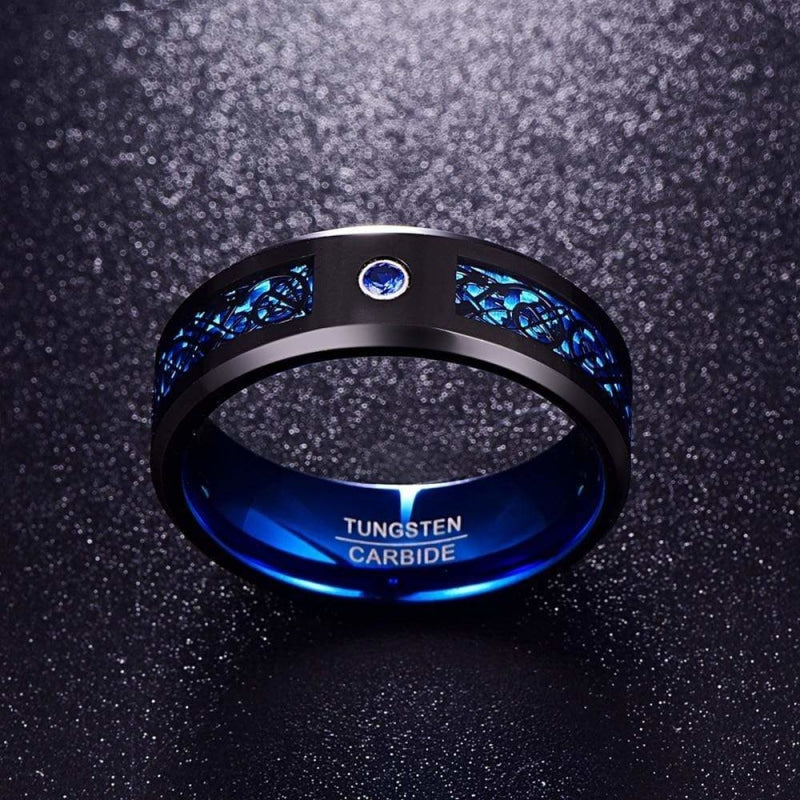 Bague Bleu Celtique