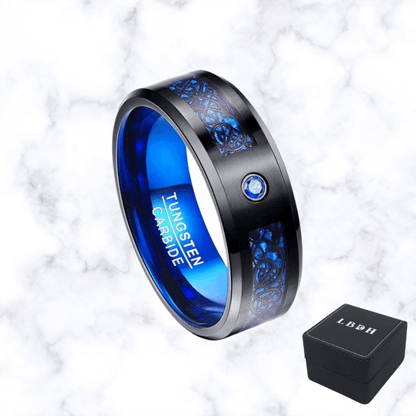 Bague Bleu Celtique