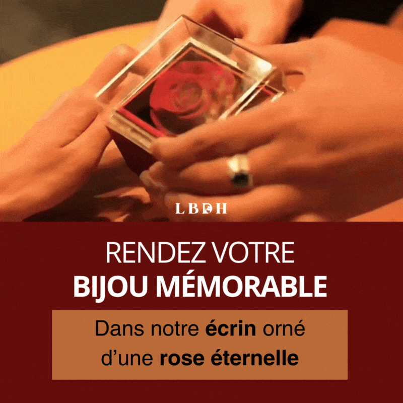BOÎTE CADEAU À BIJOUX ROSE ETERNELLE