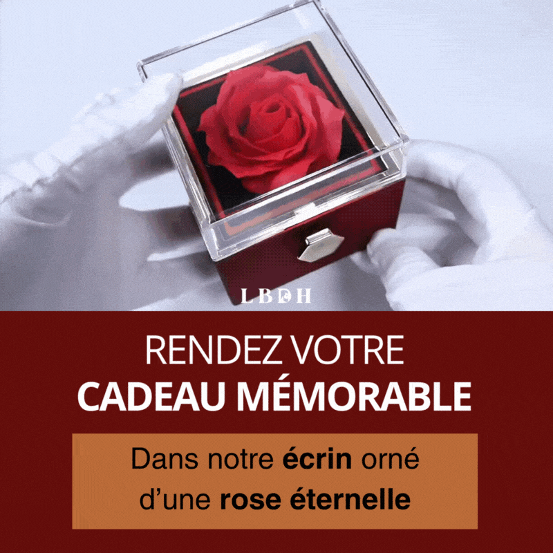 BOÎTE CADEAU À BIJOUX ROSE ETERNELLE