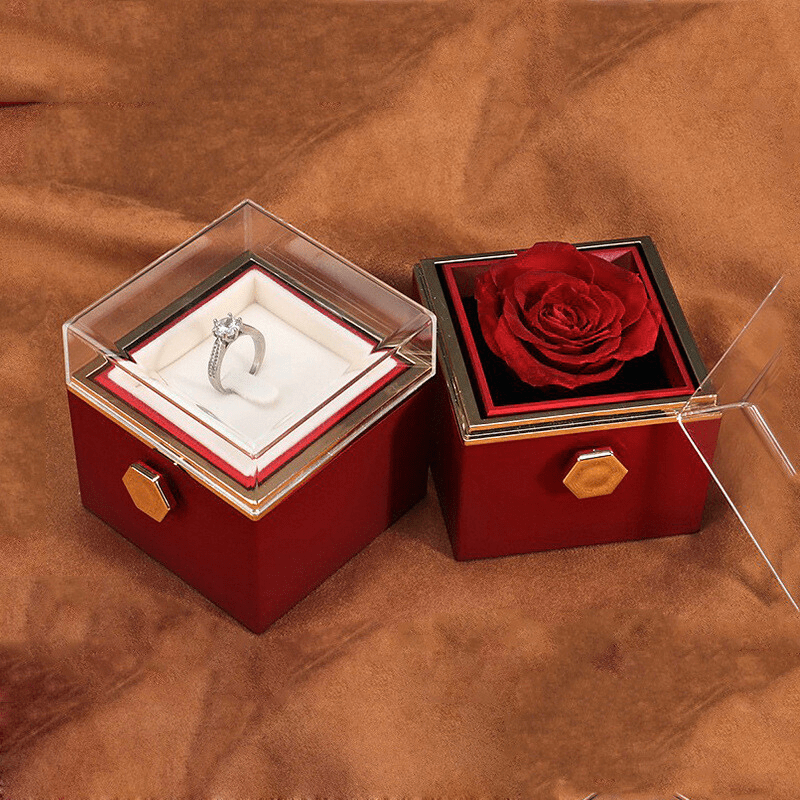 BOÎTE CADEAU À BIJOUX ROSE ETERNELLE