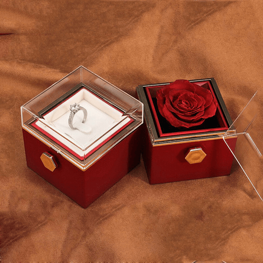 BOÎTE CADEAU À BIJOUX ROSE ETERNELLE