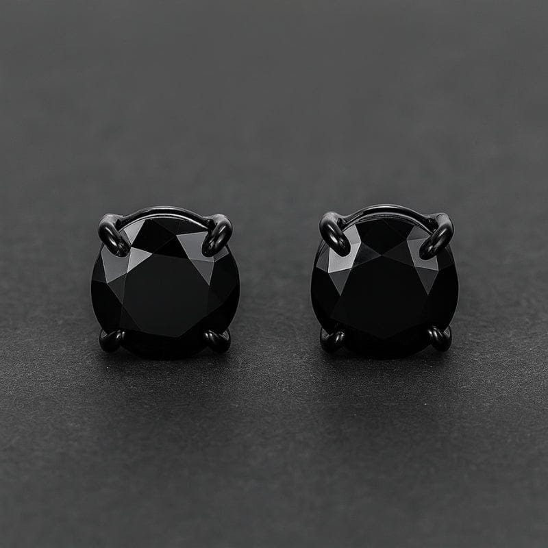 Boucles d'Oreilles Aimant Homme - Clous Diamant Sans Perçage