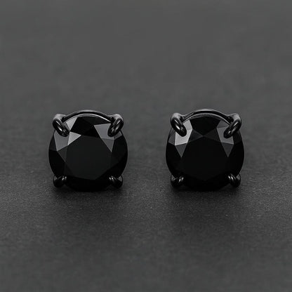 Boucles d'Oreilles Aimant Homme - Clous Diamant Sans Perçage