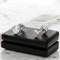 Boucles d'Oreilles Homme Diamant Discret - Puces Rondes