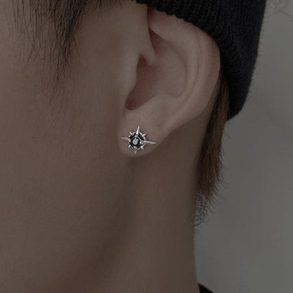 Boucles d'Oreilles Homme Étoile - Design Tendance