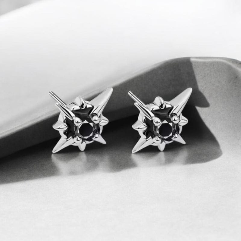 Boucles d'Oreilles Homme Étoile - Design Tendance